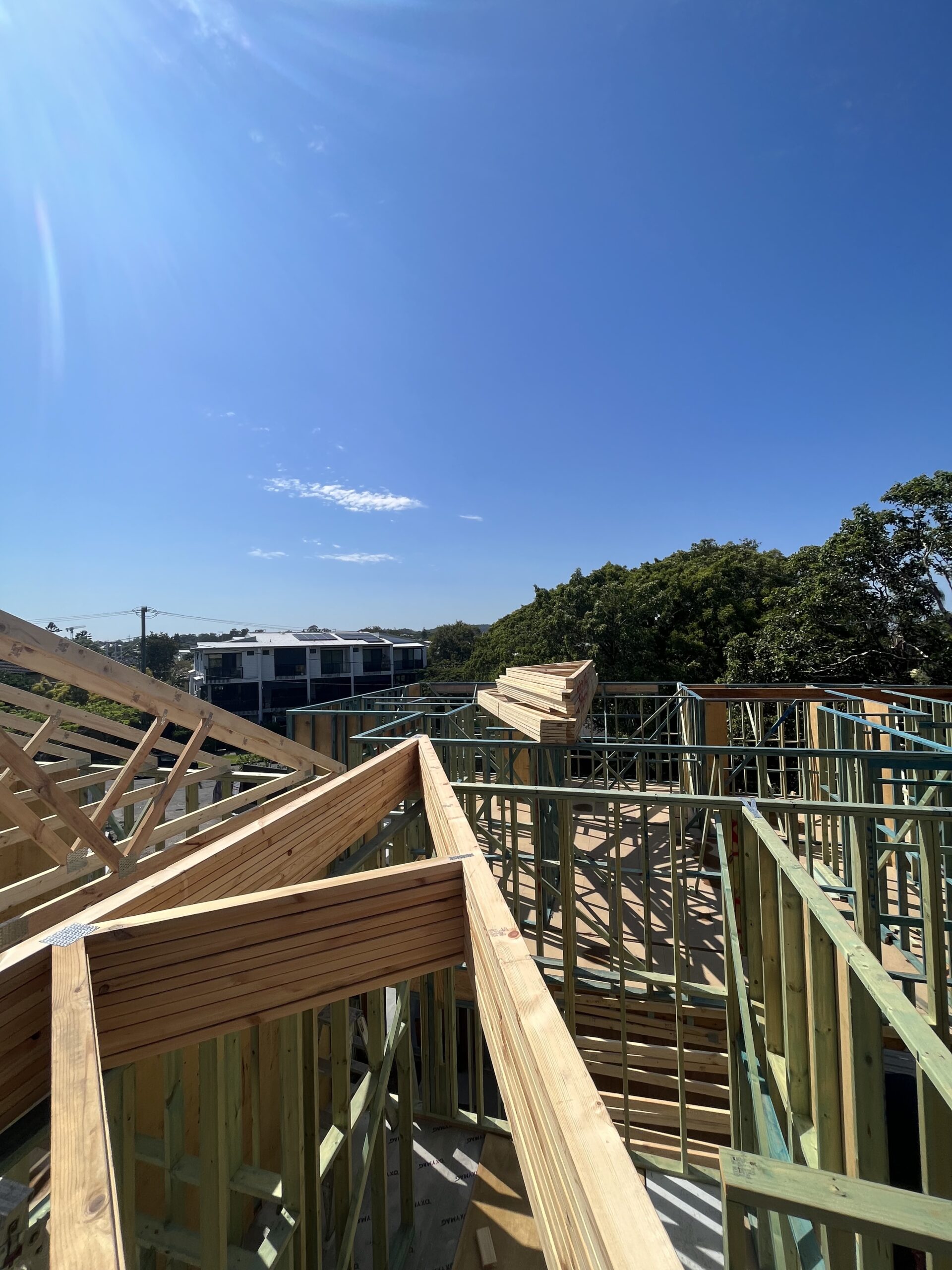 Custom built Brisbane townhomes, designed by Tim Stewart Architects